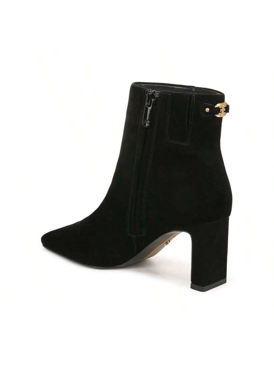 Sam Edelman Saige Ped Toe Mid Heel Ankle Booties 