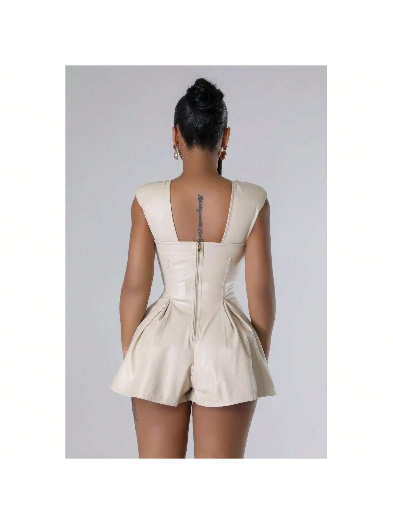 Semi-Stretch Romper 