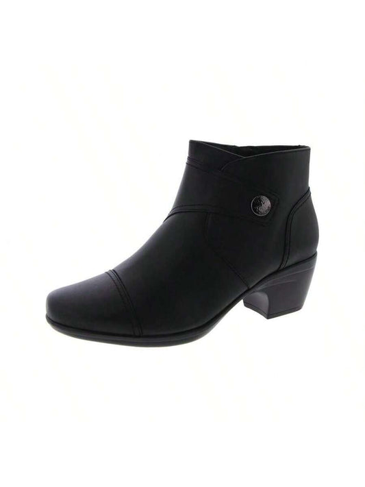 Clarks Womens Leather Comfort Ankle Boots 