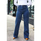 Judy Blue Medium Wash High Waist Wide Leg Jeans 