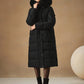 Fluffy Faux Fur Collar Quilted Padded Coat 