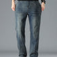 Men's Casual Versatile Stretch Jeans – Mid-Waist, Comfortable 