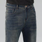 Men's Casual Versatile Stretch Jeans – Mid-Waist, Comfortable 