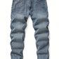 Men's Non-Stretch Regular Fit Straight-Leg Denim Pants Jeans 