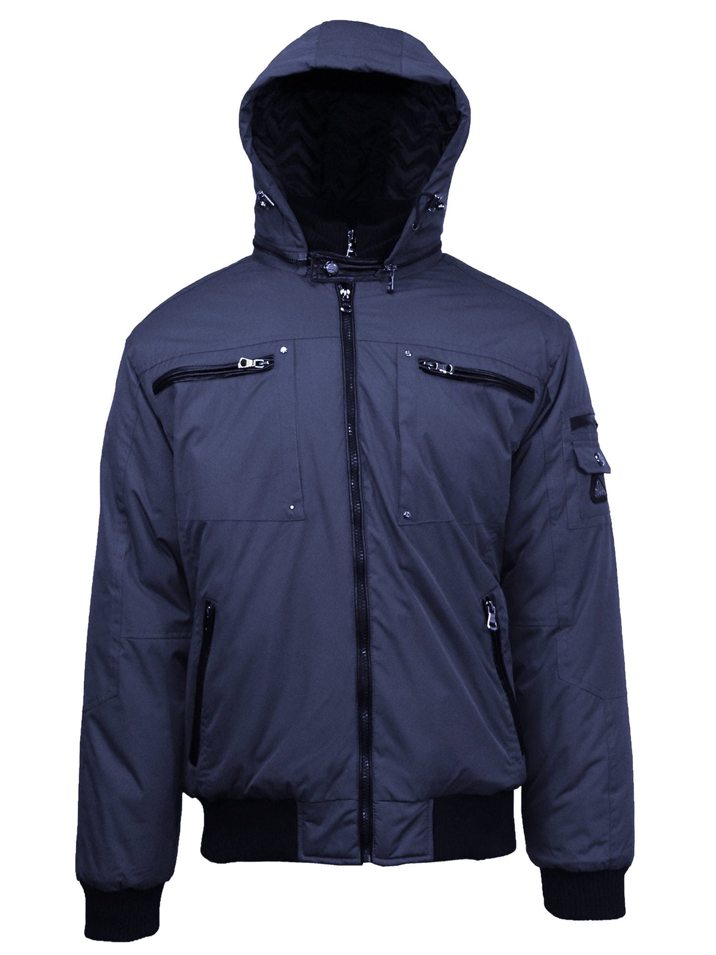 Men's Heavyweight Parka Jacket With Detachable Hood 