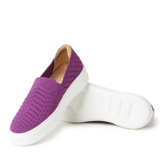 Dearfoams Women's Sophie Slip On Sneaker 