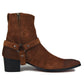 OSSTONE Dress Boots Chelsea Designer Boots for Men 