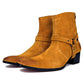 OSSTONE Dress Boots Chelsea Designer Boots for Men 