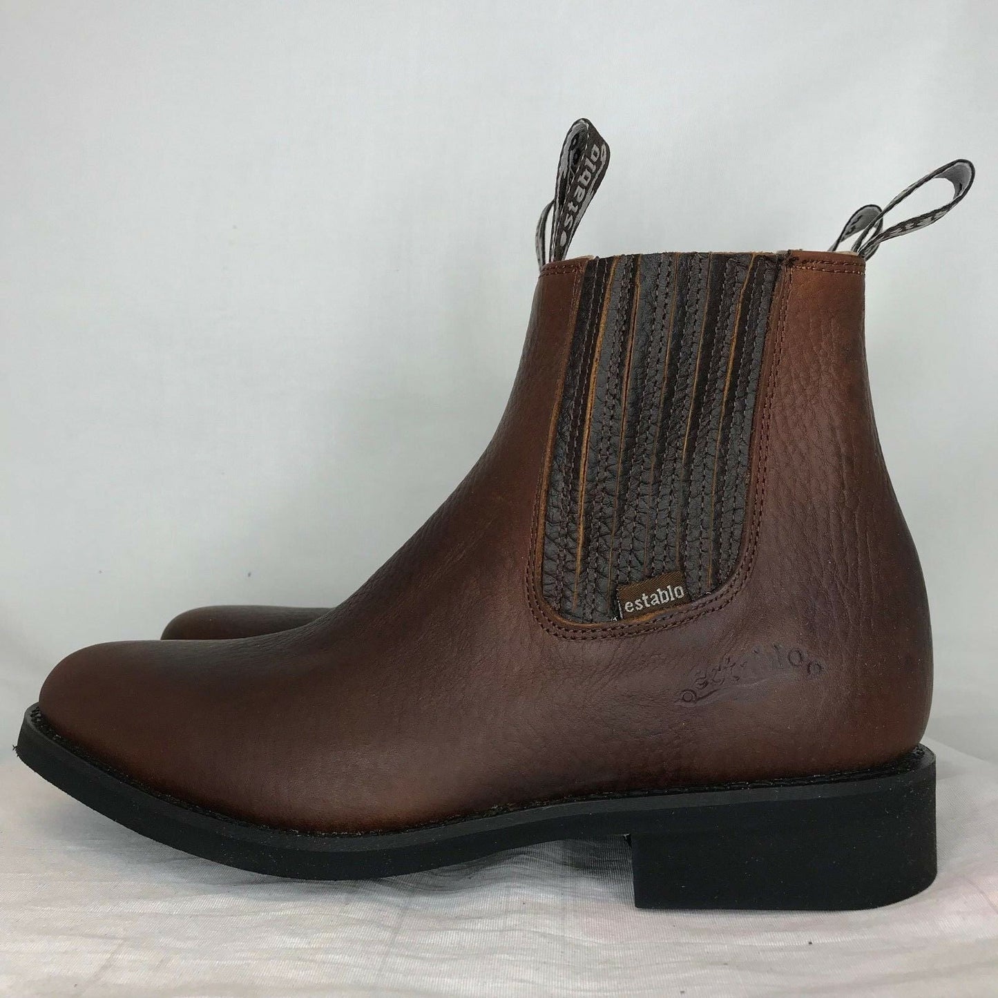 Men's Work Boots Ankle Leather 