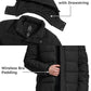 Wantdo Men's Winter Coat Hooded Winter Jacket 