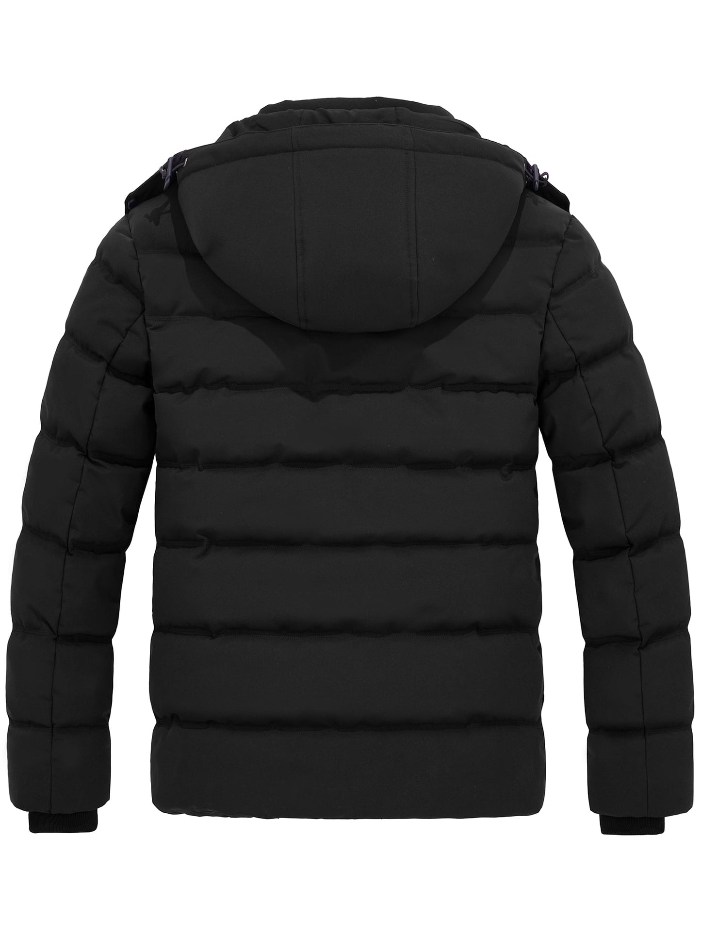 Wantdo Men's Winter Coat Hooded Winter Jacket 