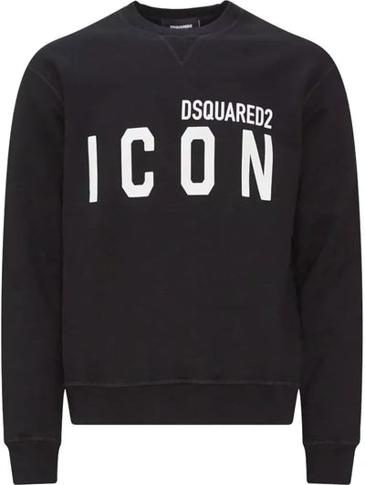 Dsquared² Black Cotton Men's Sweater