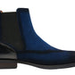 Santimon Men Classic Leather Chelsea Boots 