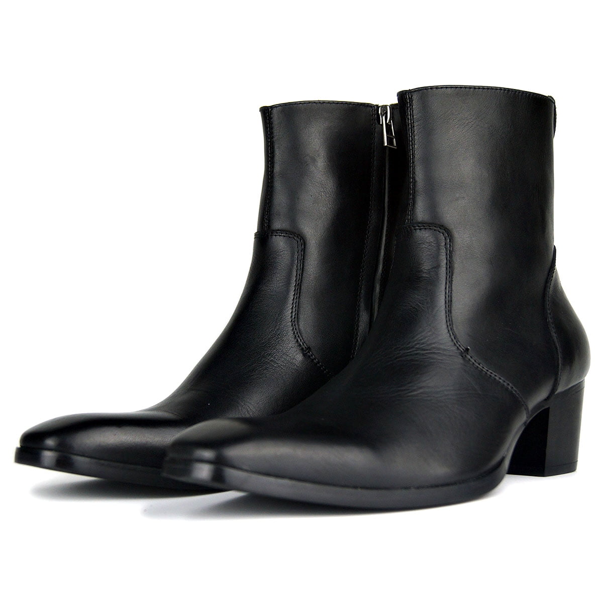 OSSTONE Dress Boots Chelsea Designer Boots Black 