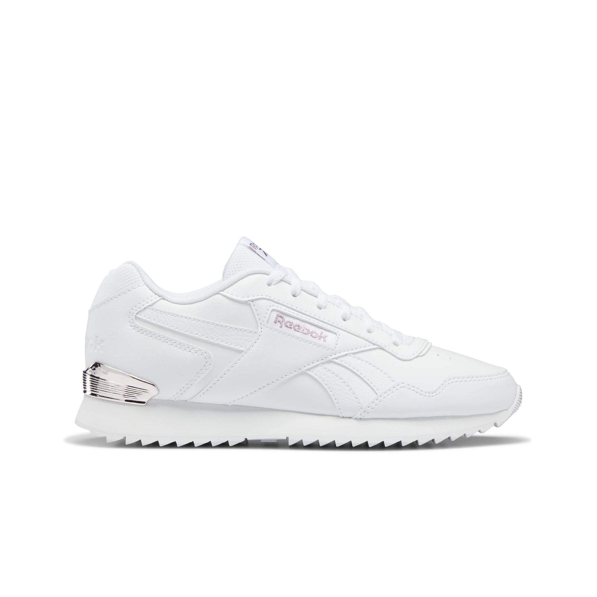 Reebok Women's Glide Sneaker, White/Rose Gold, 10 