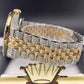 Rolex Datejust Steel & 18k Gold Watch with Diamond Accents 