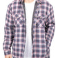 Visive Men's Sherpa-Lined Flannel Jacket - Button-Up Jacket 