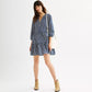 Sonoma Goods For Life Tiered Y Neck Dress 