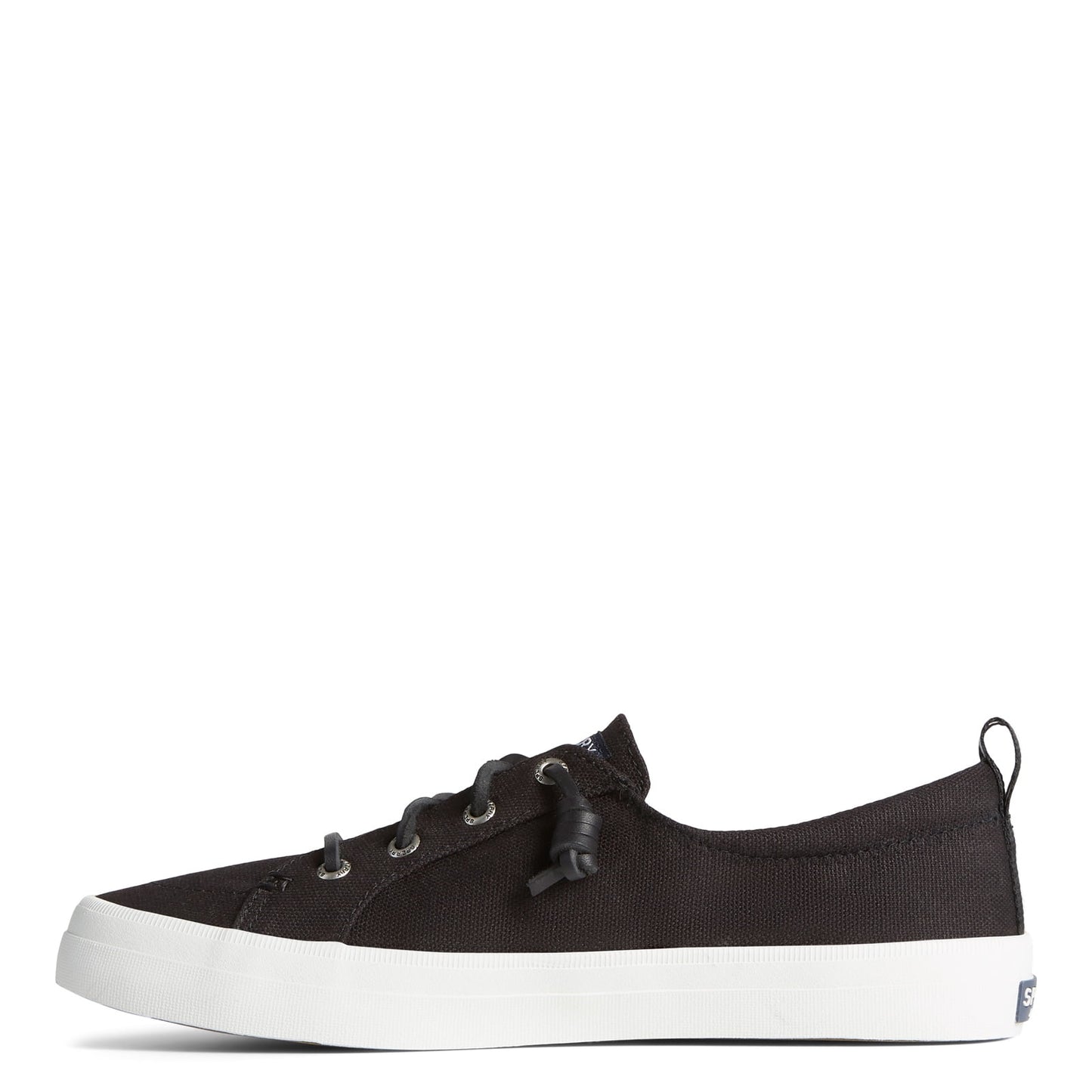 Sperry Womens Crest Vibe Linen Sneaker - Black 