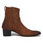 Suede Brown OSSTONE Dress Boots Chelsea Designer Boots 