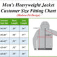 Men's Heavyweight Tech Puffer Jacket With Chest Pocket & Detachable Faux Fur Hood 