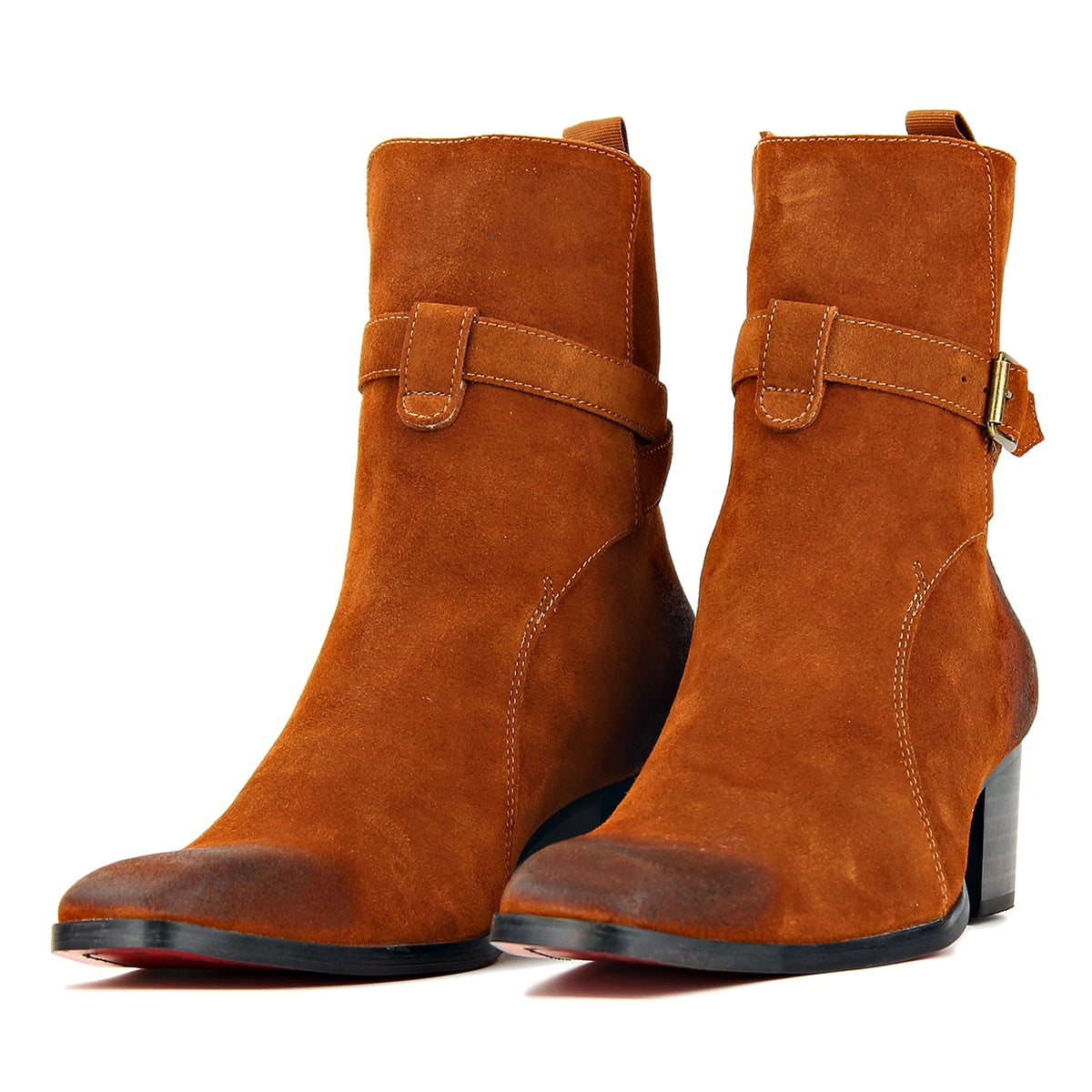 Suede Brown OSSTONE Dress Boots Chelsea Designer Boots 