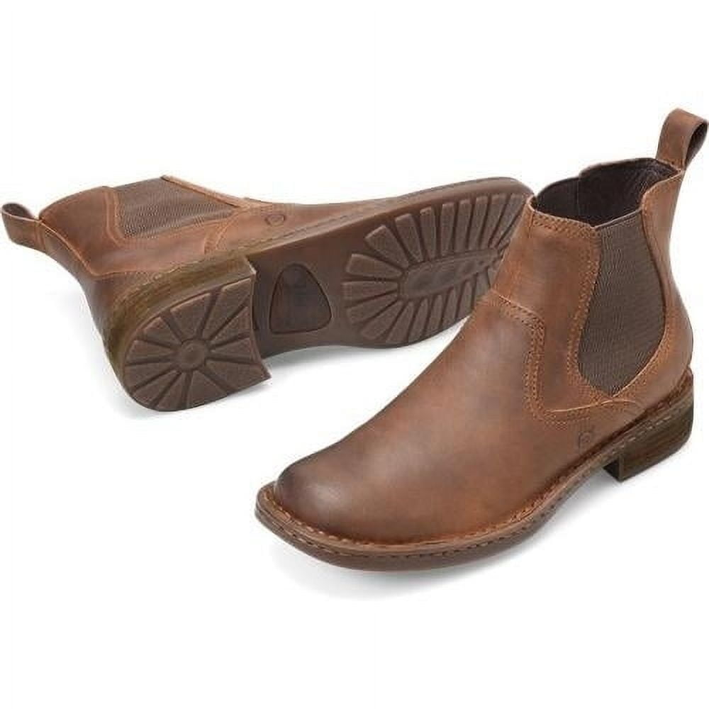 Born Mens Chelsea Boot Hemlock Brown  Leather Shoes 