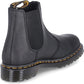 Dr. Martens Unisex 2976 Chelsea Boot - Waxed Full Grain - Men's Size 7 - Black 