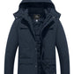 Ampake Men's Winter Puffer Jacket t with Hood Gray M 