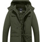 Ampake Men's Winter Puffer Jacket t with Hood Gray M 