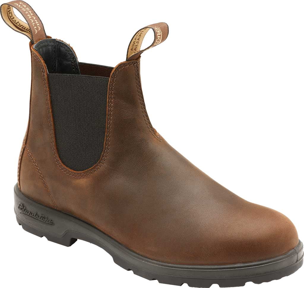 Blundstone Antique Brown Super 550 Series Chelsea Boots 