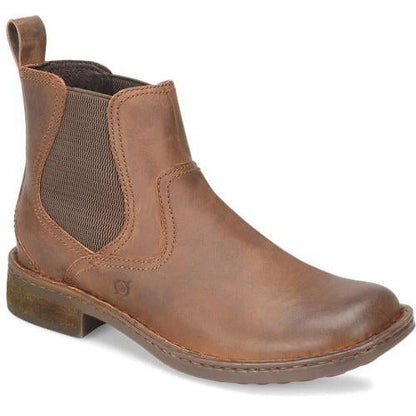 Born Mens Chelsea Boot Hemlock Brown  Leather Shoes 