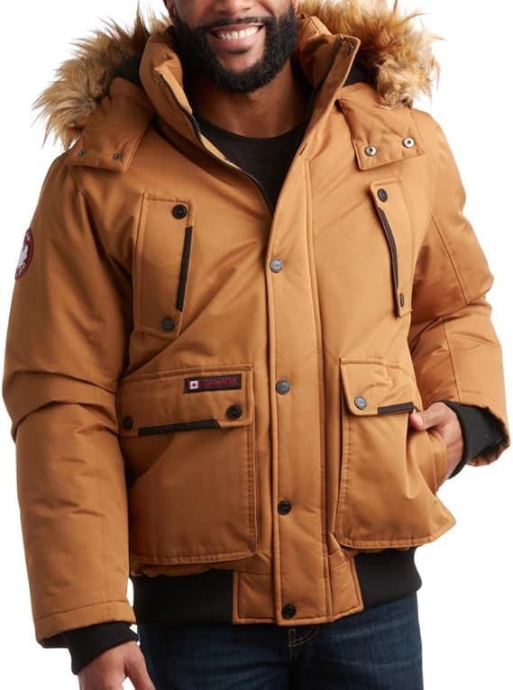 CANADA WEATHER GEAR Men’s Big & Tall Winter Jacket 