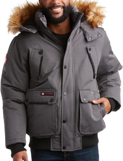 CANADA WEATHER GEAR Men’s Big & Tall Winter Jacket 