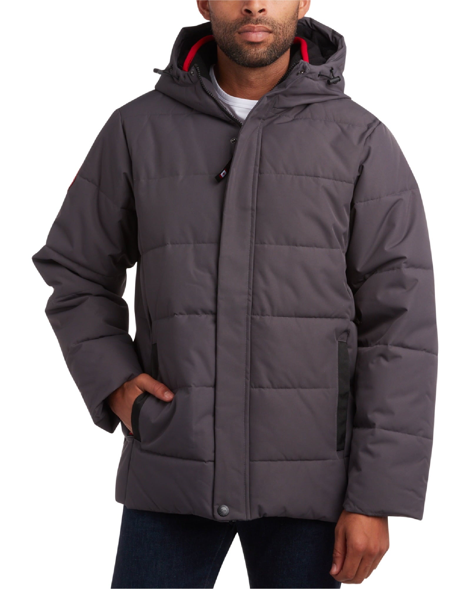 CANADA WEATHER GEAR Men's Winter Jacket – Heavyweight Puffer Jacket 