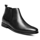 CMR CHAMARIPA Height Increasing Chelsea Boots Black Leather 