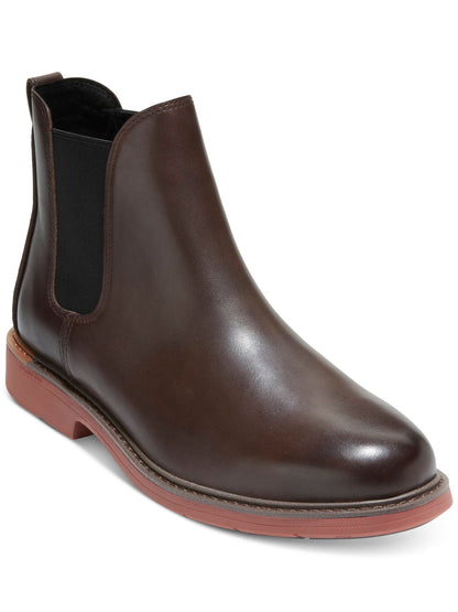 COLE HAAN Mens Brown Pull Tab Goring  Round Toe 