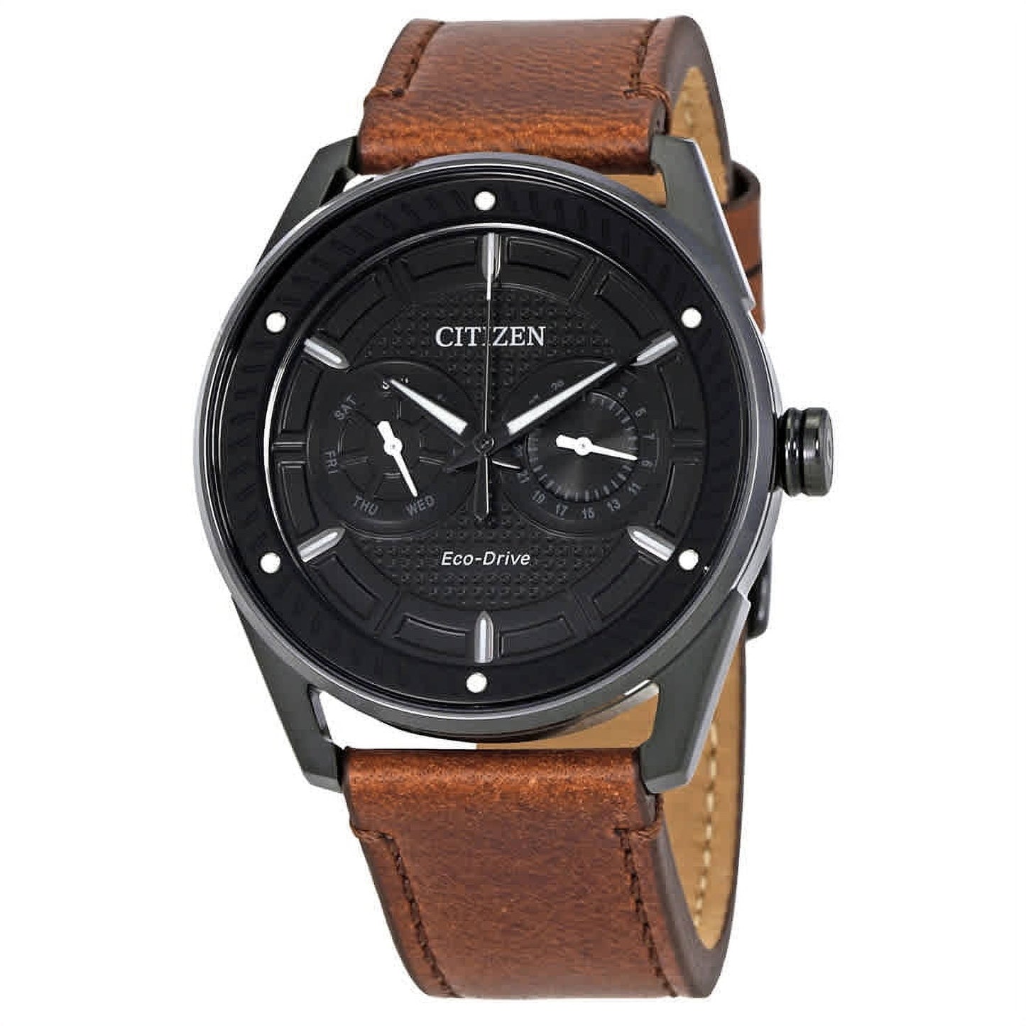 Citizen Men's Eco-Drive Leather Watch BU4020-01L 