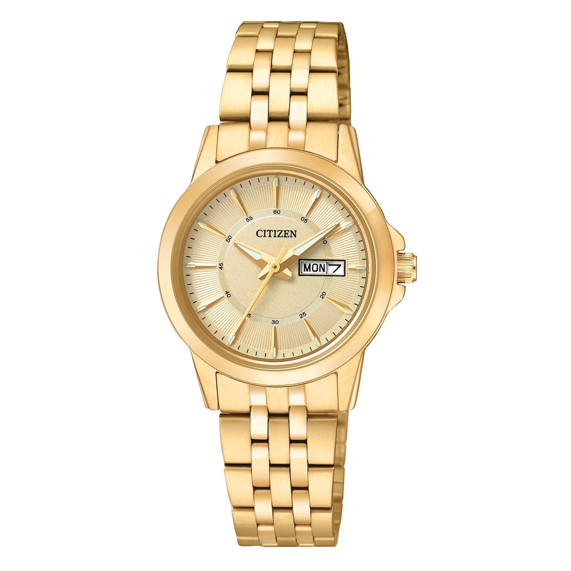 Citizen Women's Classic Quartz Gold Tone Stainless Steel Watch 