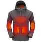 DEWBU Heated Jacket for Men, Soft Shell Heated Coat 