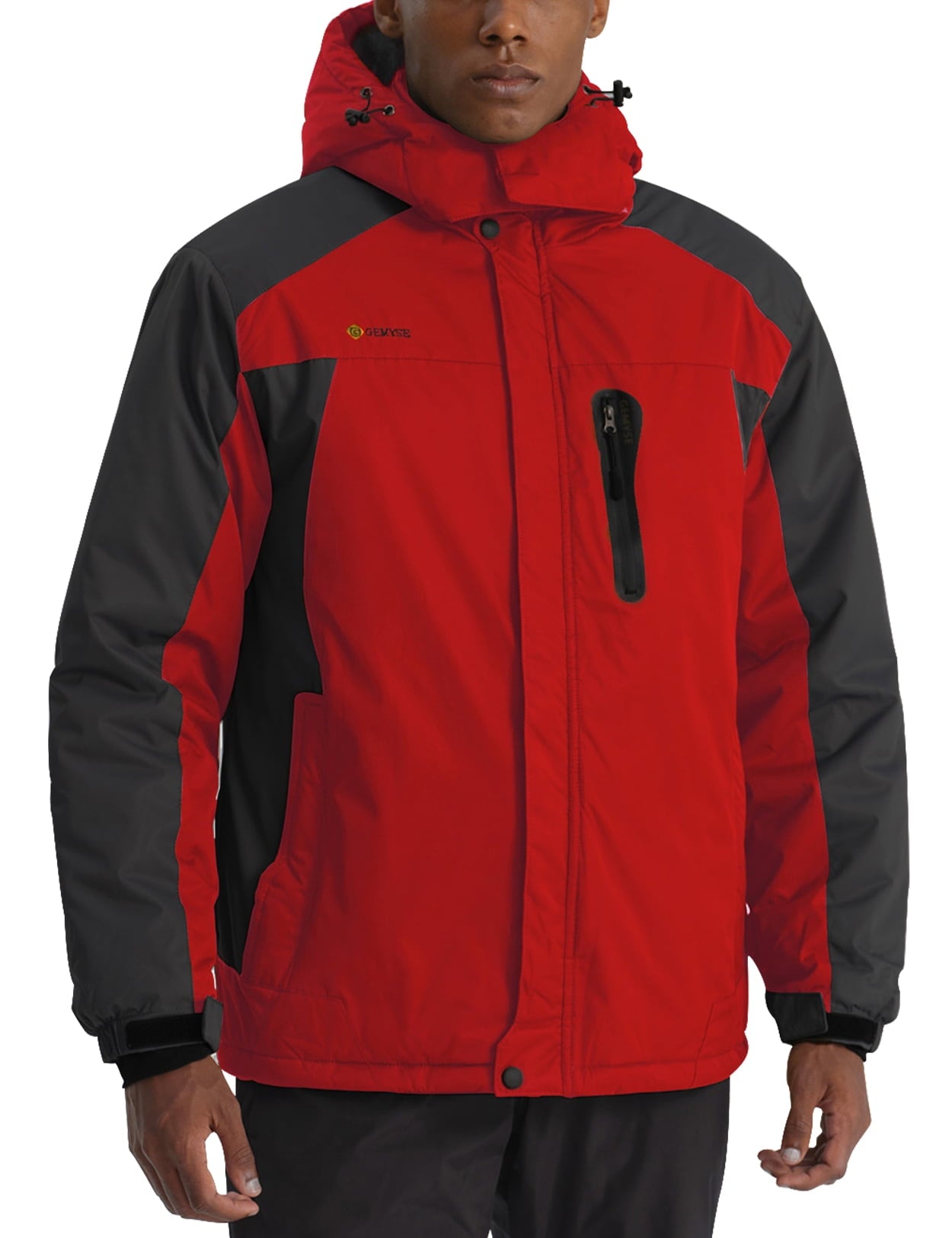 GEMYSE Mens Mountain Ski Snow Jacket 