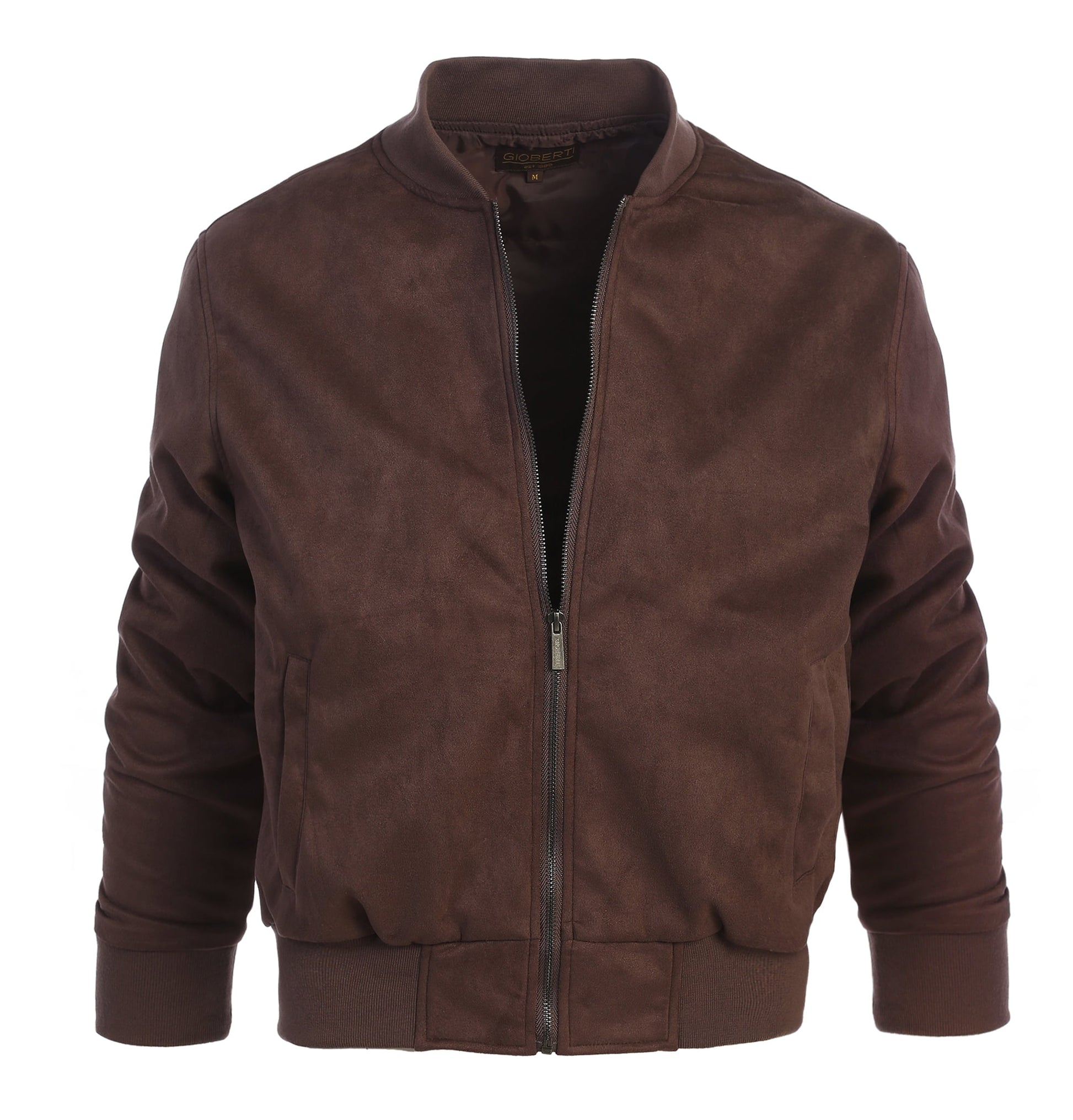 Gioberti Men's Padded Faux Suede Bomber Jacke 