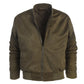 Gioberti Men's Padded Faux Suede Bomber Jacke 