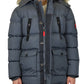 Mens Heavyweight Hooded Long Classic Parka Jacket Coat 