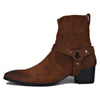 OSSTONE Dress Boots Chelsea Designer Boots for Men 