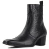 OSSTONE Dress Boots Chelsea Ostrich Prints Boots 