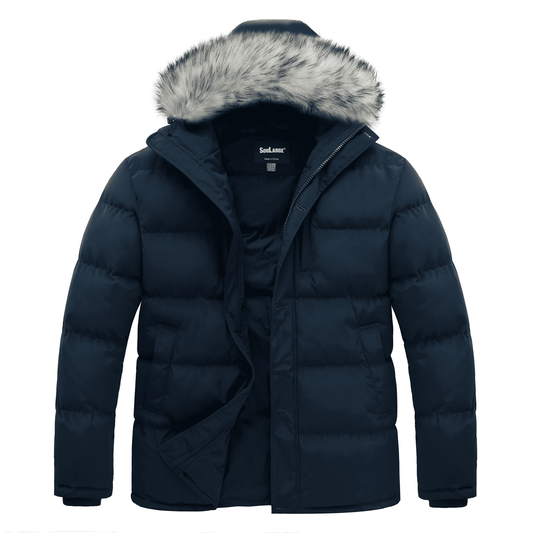 Soularge Men's Big and Tall Winter Coat 