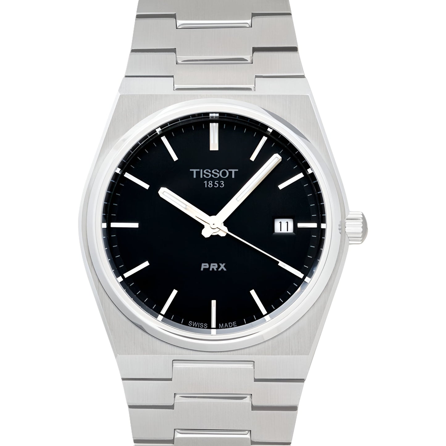 Tissot PRX 40 Quartz Black Dial Men's Watch 