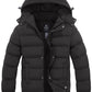 Wantdo Men's Winter Coat Hooded Winter Jacket 