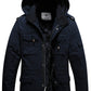 WenVen Men's Winter Coat Hooded Puffer Coat 